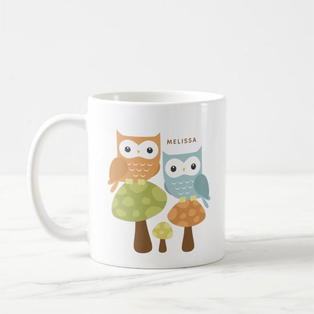 Caneca De Café Owl Mugs (Esquerda)