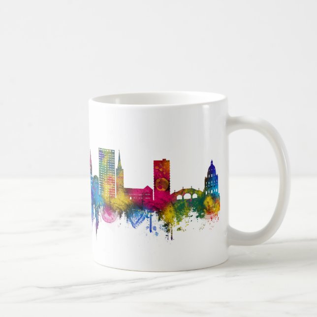 Caneca De Café Oxford England Skyline (Direita)