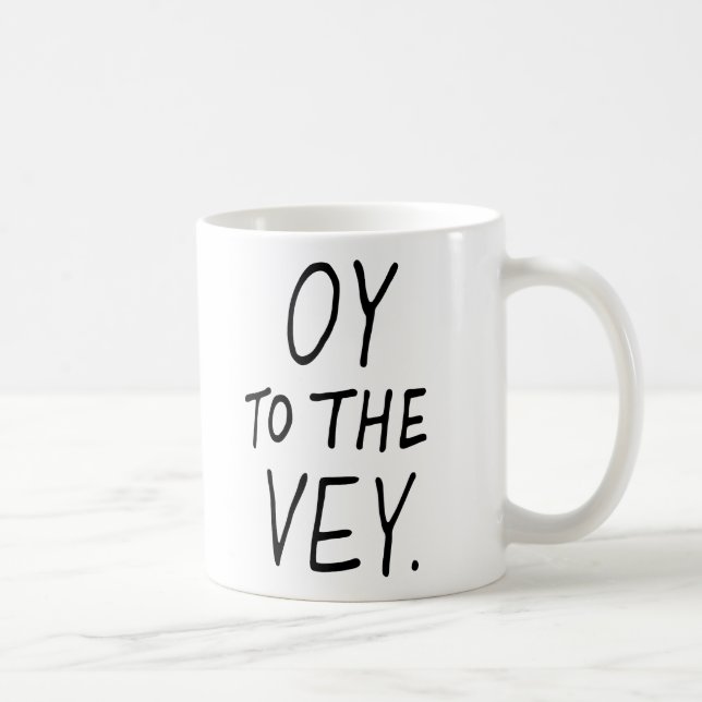 Caneca De Café Oy ao Vey (Direita)