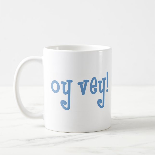 caneca de café oy vey2 (Esquerda)