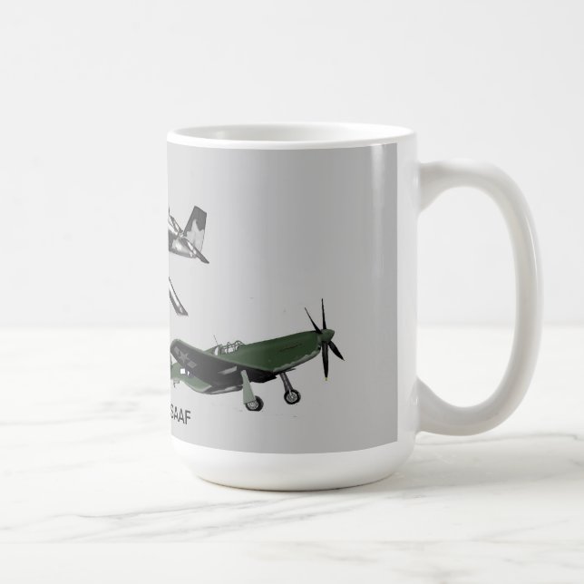 Caneca De Café P51 Mustang US Fighter Mug (Direita)