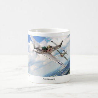 Caneca De Café P51D Mustang