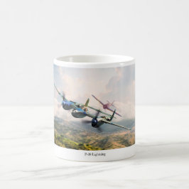 Caneca De Café P-38 Lightning