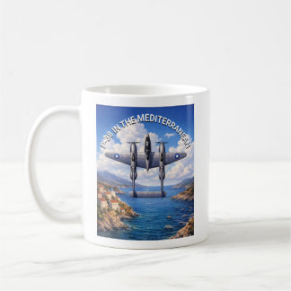 Caneca De Café P-38 Lightning in the Mediterranean Theater