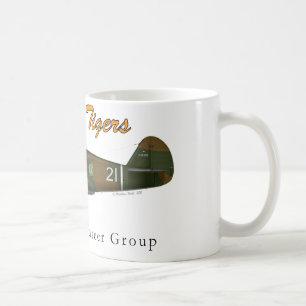 Caneca De Café P-40B Flying Tigers
