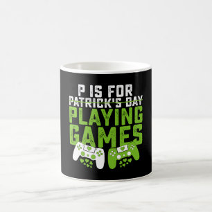 Caneca De Café P É Para Jogar Jogos Jogador De Jogos Dia De São P