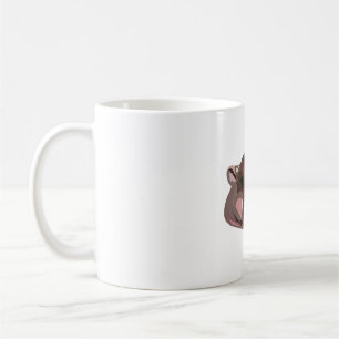 Caneca De Café P é para Pygmy Hippo