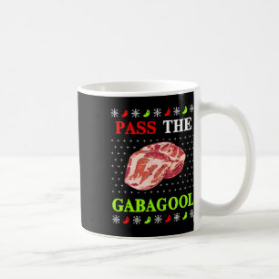 Caneca De Café P O Gabagool Tackeou O Natal Feio Para Mulheres Ma
