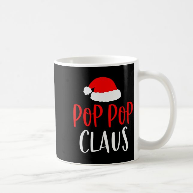 Caneca De Café P P Claus Shirt Funny Christmas Pajamas Pjs Grandp (Direita)