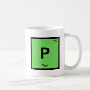 Caneca De Café P - Pãe Química Símbolo da Tabela Periódica