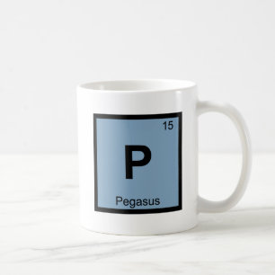 Caneca De Café P - Pegasus Símbolo da Tabela Periódica Química Gr