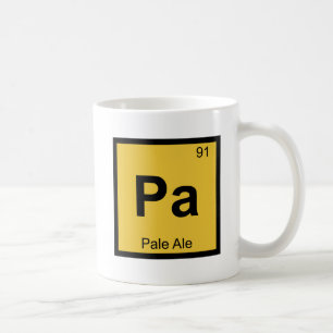 Caneca De Café Pa - Cerveja Pale Ale Tabela Periódica Símbolo da 