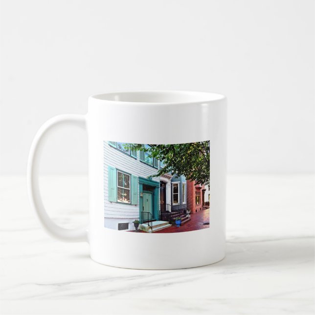 Caneca De Café PA de Harrisburg - Edifício com porta verde (Esquerda)