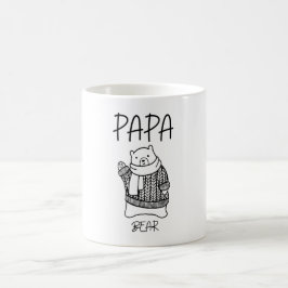 Caneca De Café Pa-pa Bear