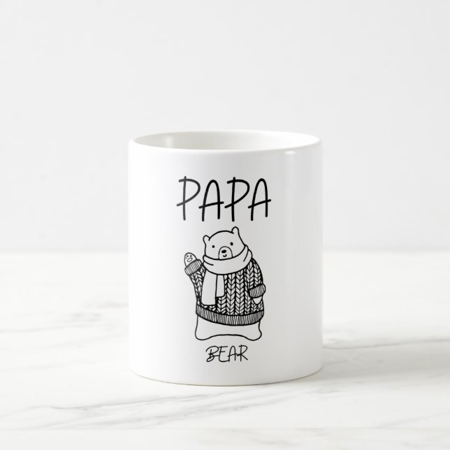 Caneca De Café Pa-pa Bear (Centro)
