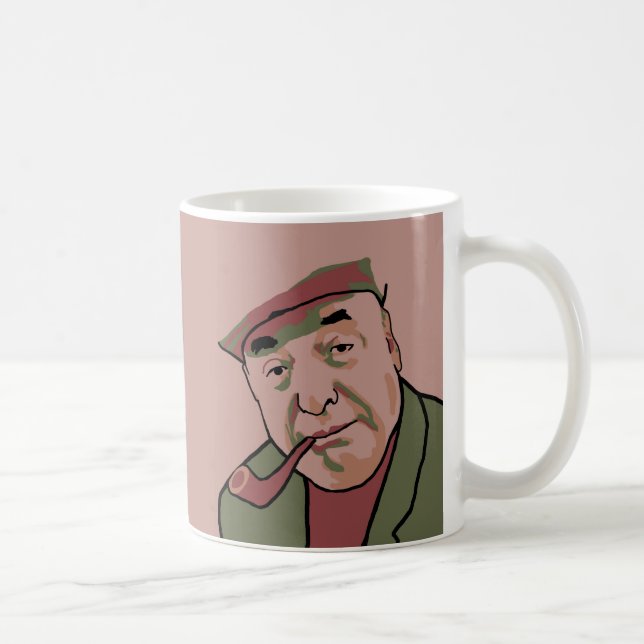 Caneca De Café Pablo Neruda (Direita)
