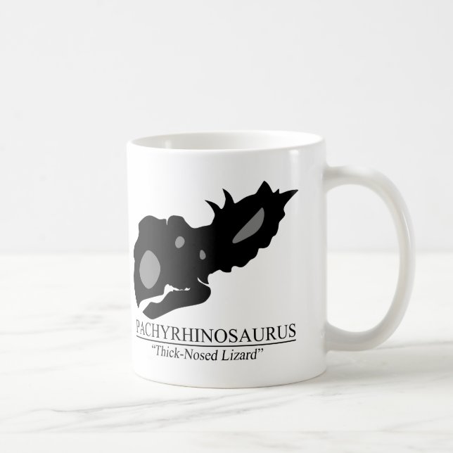 Caneca De Café Pachyrhinosaurus crânio (Direita)