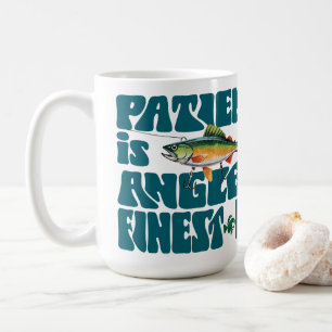 Caneca De Café Paciência É O Melhor Isca Para Os Pescadores