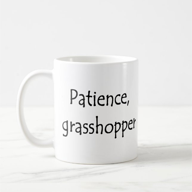 Caneca De Café paciência, gafanhoto (Esquerda)