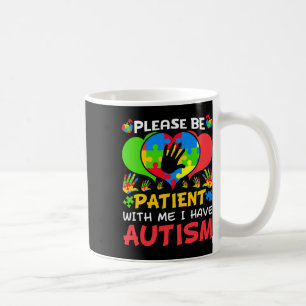 Caneca De Café Paciente Quebra-cabeça Colorida Colorida Eu Tenho