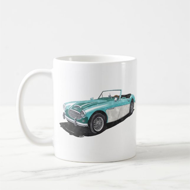 Caneca De Café "Pacific Green" Austin Healey 100-6 (Esquerda)