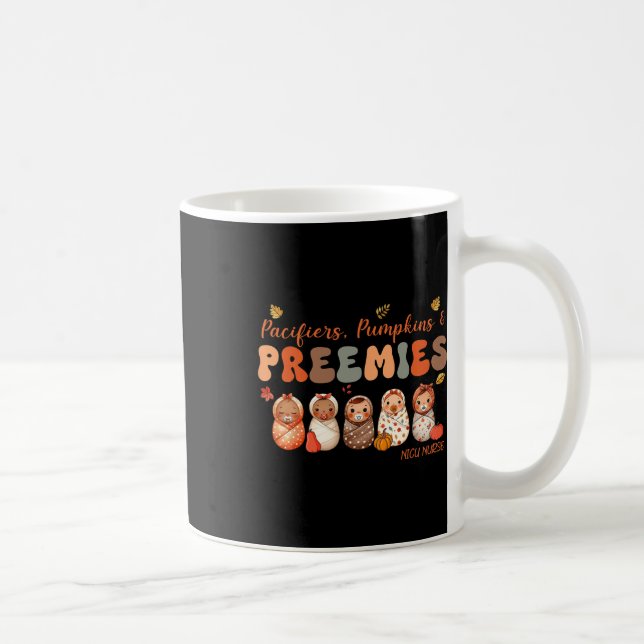Caneca De Café Pacificadores Pumpkin E Preimies Nicu Enfermeira G (Direita)