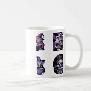 Caneca De Café Pacote de Adesivos de Bruxa - Adesivo de Poções Má