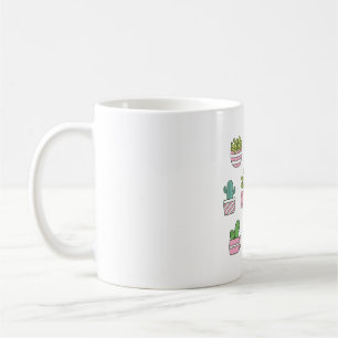Caneca De Café Pacote de Adesivos de Desenhos de Plantas Suculent