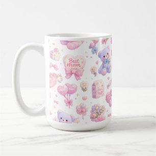 Caneca De Café Pacote de Clipart de Urso Teddy Mãe Fofa