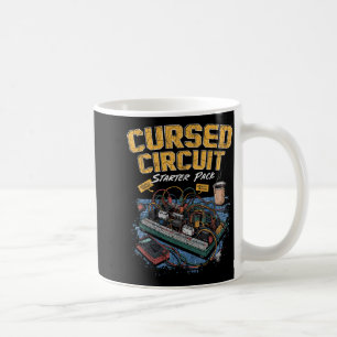 Caneca De Café Pacote Inicial de Circuito Amaldiçoado Eletrônicos