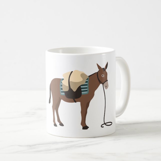 Caneca De Café Pacote Mule (Frente Esquerda)