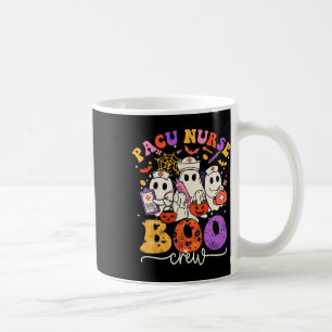 Caneca De Café Pacu Boo Crew Enfermeira Engraçada Fantasma Hallow