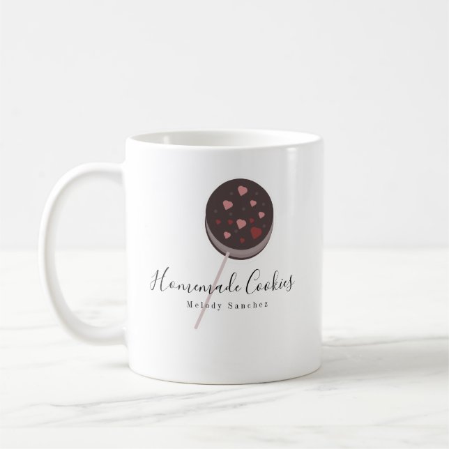 Caneca De Café Padaria Cookies Caseiros Biscoitos Desenhados Wisk (Esquerda)