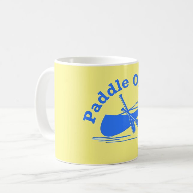Caneca De Café Paddle Na Design - Pega Clássica (Frente Esquerda)
