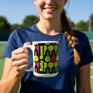 Caneca De Café Padel Neon Rally Fuel