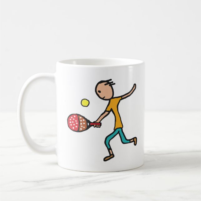 Caneca De Café Padel Tênis (Esquerda)