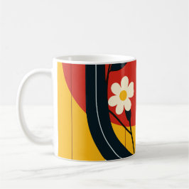 Caneca De Café padrão abstrato