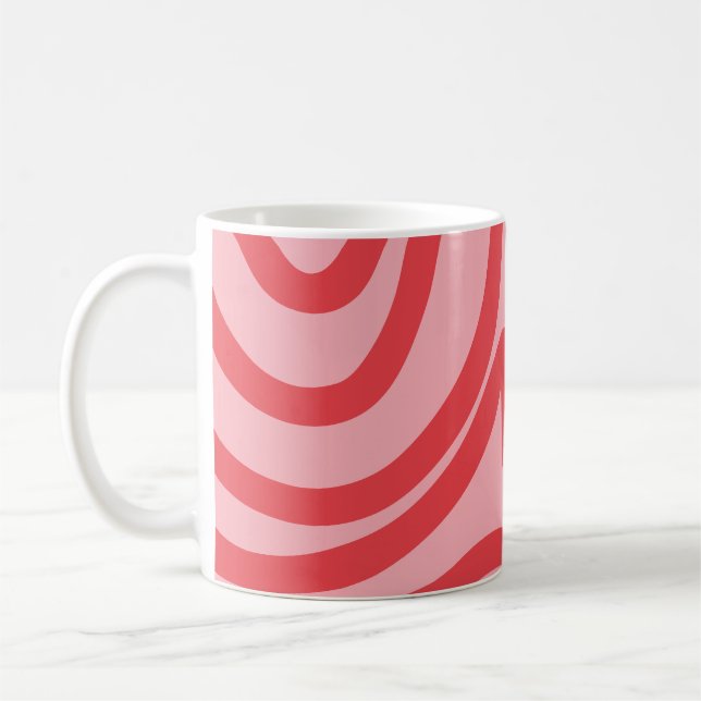 Caneca De Café padrão abstrato (Esquerda)