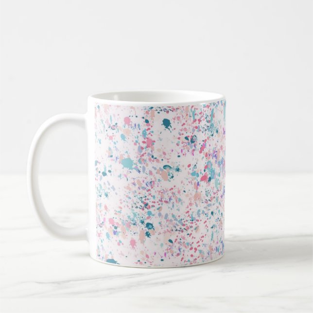 Caneca De Café padrão abstrato (Esquerda)