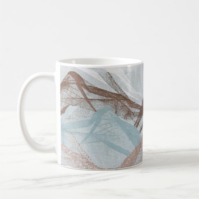 Caneca De Café padrão abstrato (Esquerda)