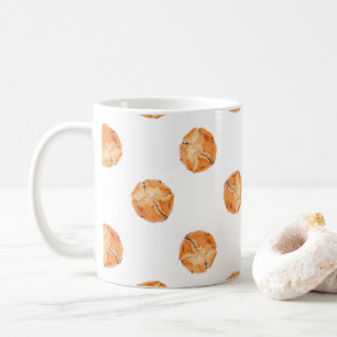 Caneca De Café padrão abstrato de muffin
