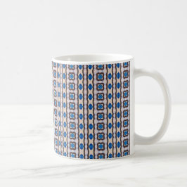 Caneca De Café Padrão abstrato geométrico mosaico moderno 1298