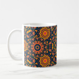 Caneca De Café padrão abstrato islâmico, estilo arábico. Sem cost