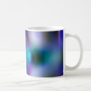 Caneca De Café padrão abstrato púrpura
