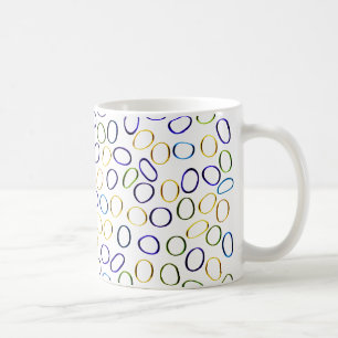 Caneca De Café Padrão Abstrato Único Fofo