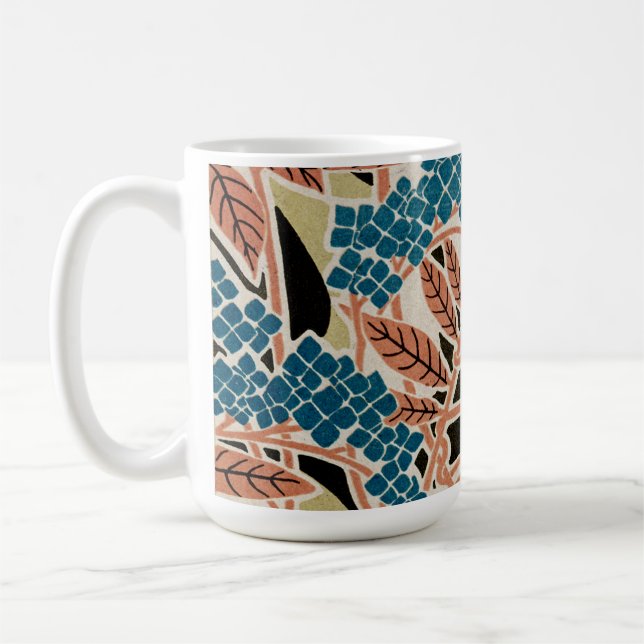 Caneca De Café Padrão Art Nouveau #12 (Esquerda)