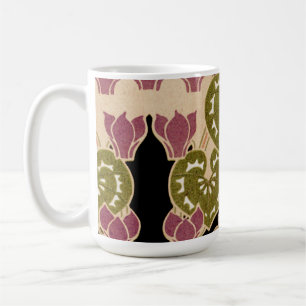Caneca De Café padrão Art Nouveau #4