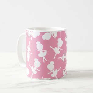 Caneca De Café Padrão Ballerina, Meninas Balés, Dança Balé