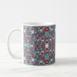 Caneca De Café Padrão baublico de Natal