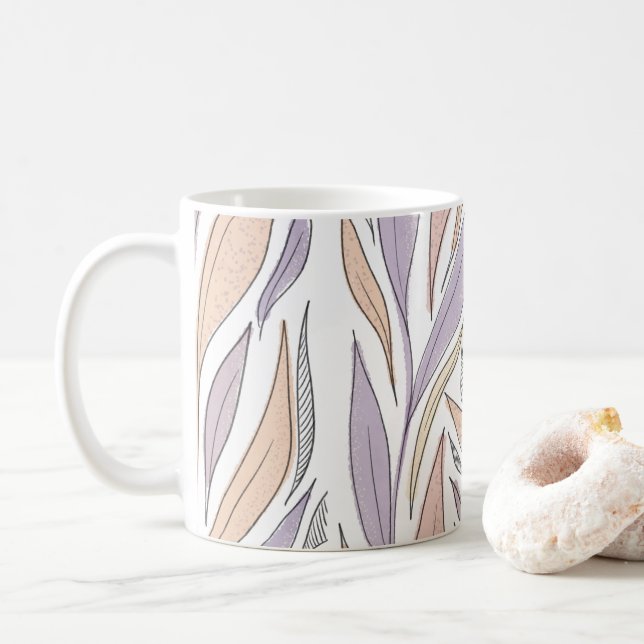 Caneca De Café padrão boêmico (Com Donut)